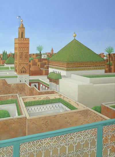 Dächer, Marrakesch von Larry Smart